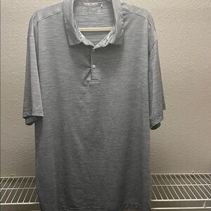 Men's Walter Hogan Gray Polo Shirt XXL